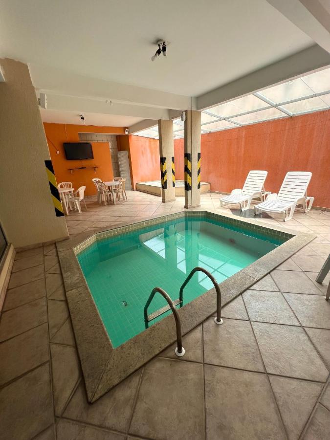 Hotel Thermas Da Mantiqueira - Pocos De Caldas - De Frente Para A Praca Central E Relogio Floral Luaran gambar